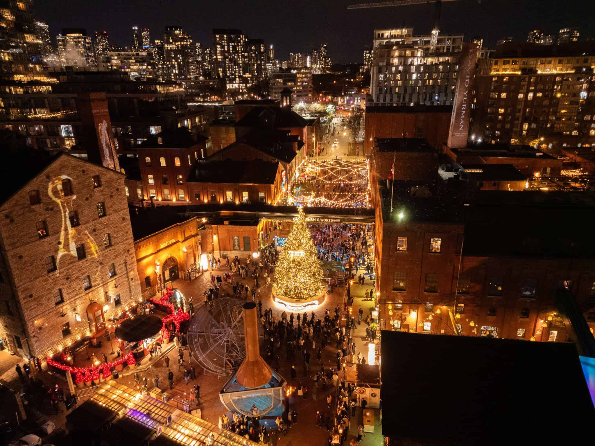 distillery district mirvish toronto a very merry mirvish christmas