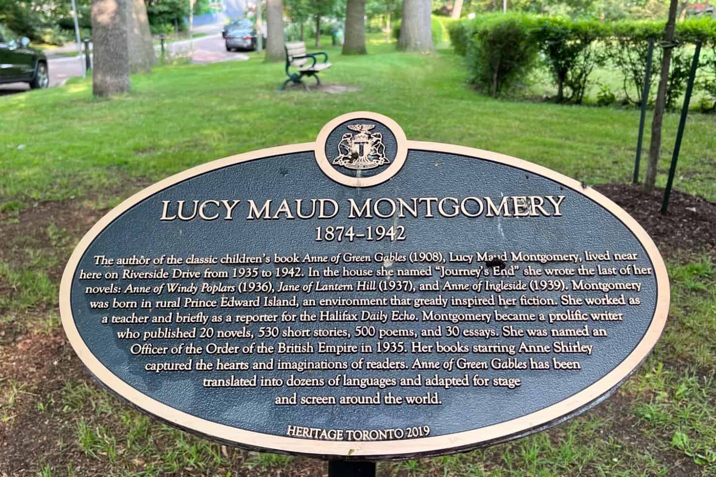 lucy maud montgomery toronto